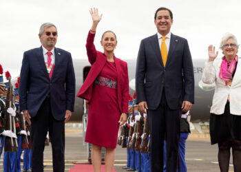 Sheinbaum llega a Honduras para cumbre de Celac