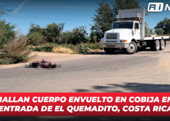 Hallan cuerpo envuelto en cobija en entrada de El Quemadito, Costa Rica