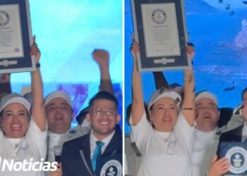 Mazatlán rompe récord Guinness con el sashimi de atún más largo del mundo ante 20 mil asistentes