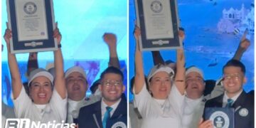 Mazatlán rompe récord Guinness con el sashimi de atún más largo del mundo ante 20 mil asistentes
