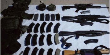 Grupo Interinstitucional asegura armamento y equipo táctico tras agresión armada en Elota