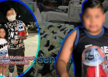 Niño se queda sin palomera de Stitch por ir a su quimioterapia; niña conmueve al regalarle la suya: “Voy a pedir a Dios que te recuperes”