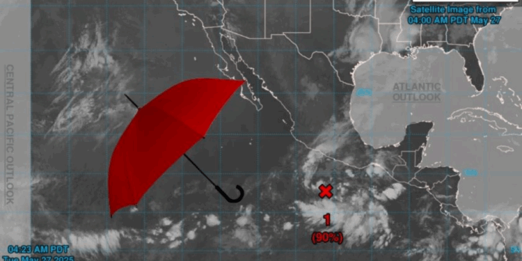 Alvin sigue con 90% de posibilidades de convertirse en huracán
