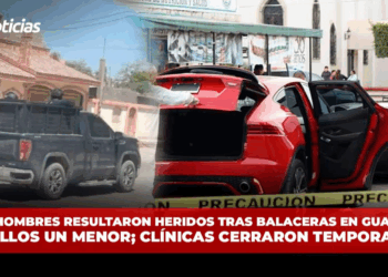 Cinco hombres resultaron heridos tras balaceras en Guamúchil entre ellos un menor; clínicas cerraron temporalmente