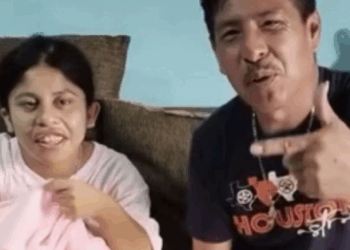 Lupita TikTok y su novio Medellín bautizan a la pequeña Karely en medio de rumores de la muerte de la bebé