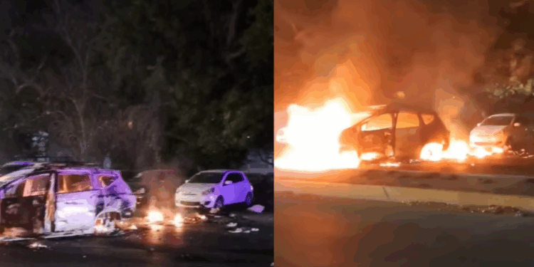 Nueva ola de narcobloqueos y quema de autos azota a Sinaloa; reportan ponchallantas y caos vial