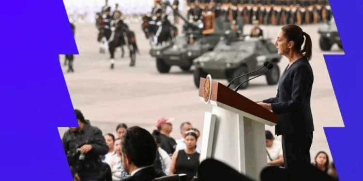 Pueblo y fuerzas armadas construyen paz y prosperidad para México, dice Sheinbaum