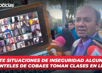 Ante situaciones de inseguridad algunos planteles de COBAES toman clases en línea