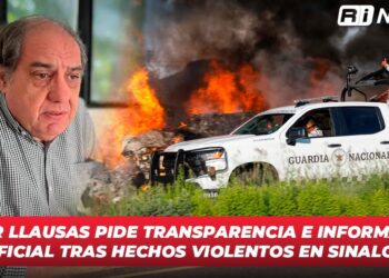 Javier Llausas pide transparencia e información oficial tras hechos violentos en Sinaloa