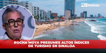 Rocha Moya presumes altos índices de turismo en Sinaloa