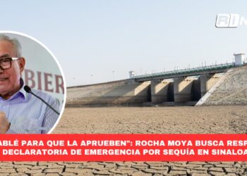 “Hoy hablé para que la aprueben”: Rocha Moya busca respuesta a declaratoria de emergencia por sequía en Sinaloa