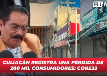 Culiacán registra una pérdida de 200 mil consumidores: CORE33