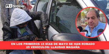 En los primeros 15 días de mayo se han robado 25 vehículos: Llausas Magaña
