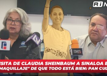 Visita de Claudia Sheinbaum a Sinaloa es puro “maquillaje” de que todo está bien: PAN Culiacán