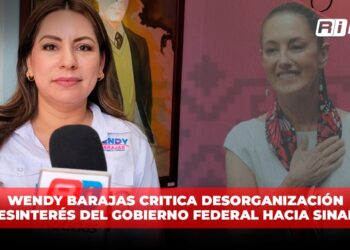 Wendy Barajas critica desorganización y desinterés del Gobierno Federal hacia Sinaloa