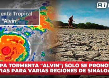Se disipa tormenta “Alvin”; solo se pronostican lluvias para varias regiones de Sinaloa: PC