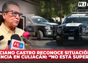 Feliciano Castro reconoce situación de violencia en Culiacán: “No está superada”