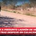 Asesinan a presunto ladrón de vehículos tras despojo en Culiacán