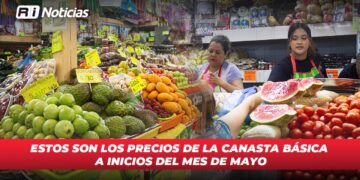 Estos son los precios de la canasta básica a inicios del mes de mayo