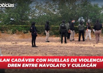 Hallan cadáver con huellas de violencia en dren entre Navolato y Culiacán