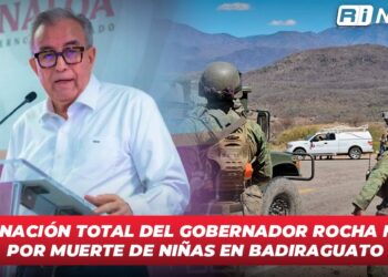 Indignación total del Gobernador Rocha Moya por muerte de niñas en Badiraguato