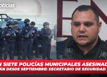 Suman siete policías municipales asesinados en Mazatlán desde septiembre: Secretario de Seguridad Pública