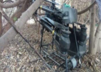 Ejército Mexicano asegura dron, cargadores, droga y otros objetos en Mazatlán