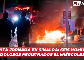 Violenta jornada en Sinaloa: seis homicidios dolosos registrados el miércoles