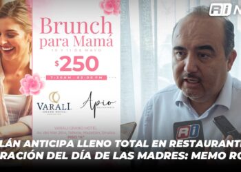 Mazatlán anticipa lleno total en restaurantes por celebración del Día de las Madres: Memo Romero