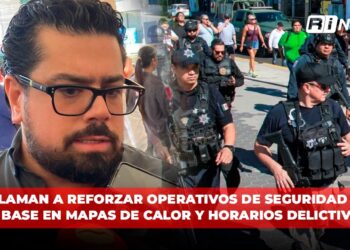 Llaman a reforzar operativos de seguridad con base en mapas de calor y horarios delictivos