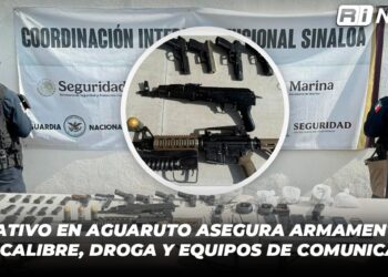 Operativo en Aguaruto asegura armamento de alto calibre, droga y equipos de comunicación