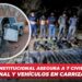 Grupo Interinstitucional asegura a 7 civiles armados, arsenal y vehículos en Carrizalejo
