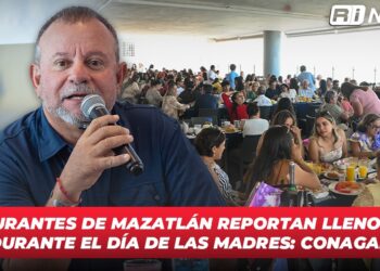 Restaurantes de Mazatlán reportan lleno total durante el Día de las Madres: Conagam