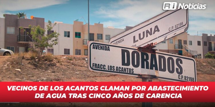 Vecinos de Los Acantos claman por abastecimiento de agua tras cinco años de carencia