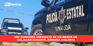 SSP confirma asesinato de un menor en Culiacán durante jornada violenta
