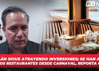 Mazatlán sigue atrayendo inversiones; Se han abierto 10 nuevos restaurantes desde Carnaval, reporta Canirac
