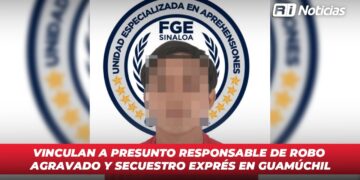 Vinculan a presunto responsable de robo agravado y secuestro exprés en Guamúchil