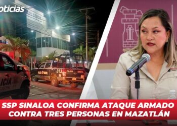 SSP Sinaloa confirma ataque armado contra tres personas en Mazatlán