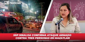 SSP Sinaloa confirma ataque armado contra tres personas en Mazatlán