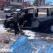 Se incendia camioneta en avenida Ejército Mexicano frente a la central camionera en Mazatlán