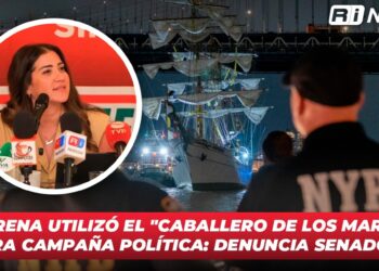 Morena utilizó el “Caballero de los Mares” para campaña política: denuncia Senadora