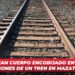 Localizan cuerpo encobijado entre los vagones de un tren en Mazatlán
