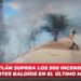 Mazatlán supera los 500 incendios en lotes baldíos en el último mes