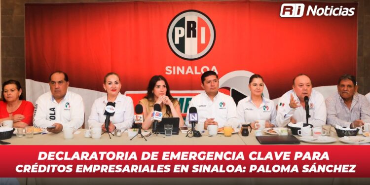 Declaratoria de emergencia clave para créditos empresariales en Sinaloa: Paloma Sánchez