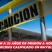 Condenan a 22 Años de prisión a hombre por homicidio calificado en Navolato