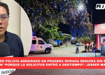 Viuda de policía asesinado en Pradera Dorada seguirá sin recibir pensión “porque la solicitud entró a destiempo”: Jesser Martínez
