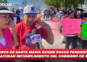 Comuneros de Santa María exigen pagos pendientes por presa; Acusan Incumplimiento del Gobierno de Sinaloa