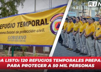 Sinaloa Listo: 120 refugios temporales preparados para proteger a 50 mil personas