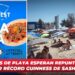 Vendedores de playa esperan repunte turístico por Récord Guinness de sashimi