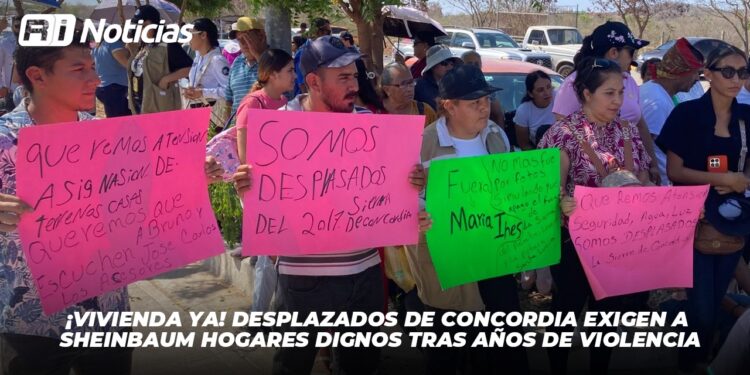¡Vivienda Ya! Desplazados de Concordia exigen a Sheinbaum hogares dignos tras años de violencia